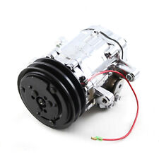 V Belt Sanden Style 7176 Small Body Chrome AC Air Compressor picture