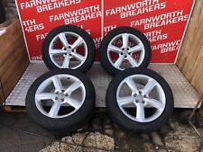 4x Audi Q5 Genuine Alloy Wheels In Silver with 235 55 19 Tyres picture