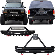 Vijay For 1984-2001 Cherokee XJ Front or Rear Bumper with Tire Carrier and Light picture