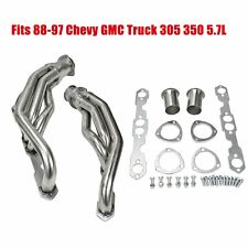 Stainless Steel Manifold Exhaust Headers Fits 88-97 Chevy GMC Truck 305 350 5.0L picture