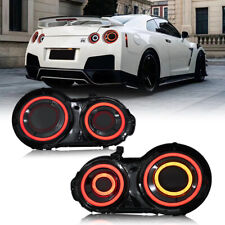 Pair LED Tail Light Fit For 2007-2017 Nissan GTR GT-R R35 Rear Lamps Assembly picture
