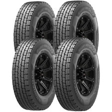 (QTY 4) 285/75R24.5 Hankook DL12 144/141L Load Range G Black Wall Tires picture