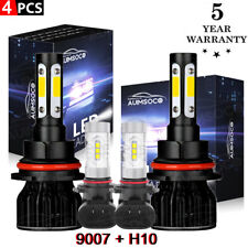 For Ford Mustang 2003 6000K LED Headlights High/Low Fog Light Four Bulbs Combo picture