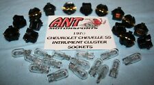 1970 CHEVROLET CHEVELLE SS INSTRUMENT CLUSTER SOCKETS & BULBS    30 pcs. picture