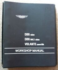 ASTON MARTIN DB6 workshop manual. picture
