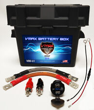 DIY VMAX U1 Smart Battery Box Power Center with USB Volt reader Cables Terminals picture