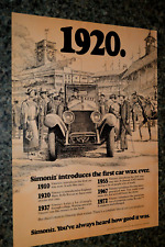 ★★1973 1920 ROLLS ROYCE AT ASCOT ENGLAND SIMONIZ ORIGINAL ADVERTISEMENT AD PRINT picture
