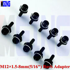 Straight Male M12X1.5 to 8mm 5/16