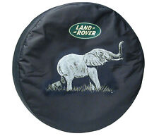 Spare Tire Soft Wheel Cover, Regal Elephant & Land Rover Logo, 32-Inch Diameter picture