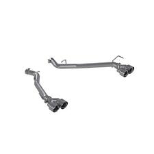 MBRP Axle Back Exhaust w Dual Rear Quad Tips for 2020-2023 Ford Explorer Aviator picture