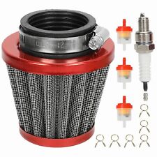 38mm 1.5 Inch Air Filter for 110cc 125cc Apollo SSR GY6 Go Kart Dirt Bike Red picture