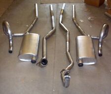 1973 1974 OLDS CUTLASS DUAL EXHAUST SYSTEM, ALUMINIZED, WITH 350 ENGINES picture