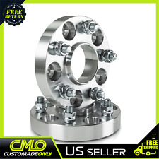 2pc Hub Centric Wheel Spacers 5x100 to 5x100 54.1mm Bore 12x1.5 Lugs 25mm Thick picture
