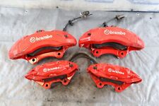 2014 JEEP GRAND CHEROKEE SRT8 6.4L OEM RED BREMBO BRAKE CALIPERS #1608 picture