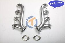 LS Swap Exhaust Manifolds Silver Ceramic, 2.25 In Outlets picture
