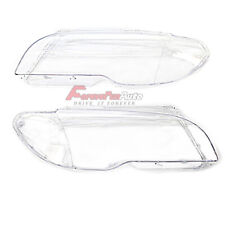 Left Right Headlight Lens Cover For 2003-2006 BMW E46 2DR Coupe 325ci 330ci picture