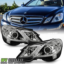 For 2010-2013 Mercedes Benz W212 E350 E400 E550 Halogen Headlights Headlamps Set picture