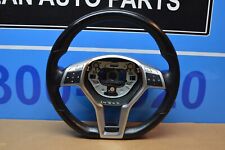 2014 W212 MERCEDES E63 AMG SPORT  WHEEL PADDLE SHIFT BLACK LEATHER OEM picture