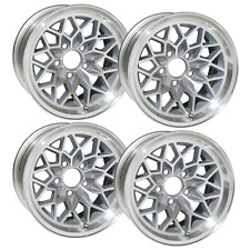 15X8 TRANS AM SNOWFLAKE WHEEL - SET OF 4 W/ SILVER INSETS - FITS 1967-1992 picture