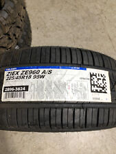 4 Take Off 225 45 18 Ziex ZE960 A/S Tires picture
