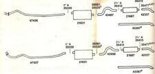 1970 PONTIAC CATALINA DUAL EXHAUST SYSTEM, ALUMINIZED picture