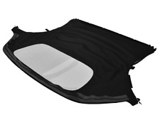 Fits: Lotus Elan 91-92 Soft Top DOT Approved Plastic Window HAARTZ Black Canvas picture
