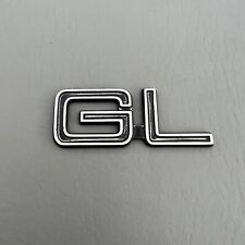 VOLVO 240 244 GL “GL” Rear Trunk Emblem Badge Decal Metal Letters OEM picture