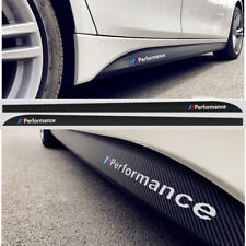 M Performance Carbon Fiber Sticker Side Skirt Decal for BMW 1 3 4 5 6 7 M3 M5 M6 picture