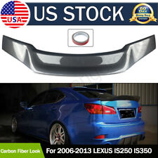 FOR LEXUS 06-13 IS250 IS350 ISF R STYLE CARBON STYLE DUCKBILL TRUNK SPOILER WING picture