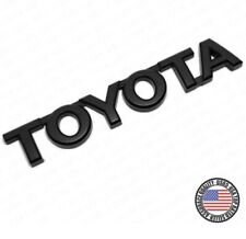 For 10-16 Tacoma Toyota Matte Black Letter Tailgate Nameplate Emblem Badge Logo picture