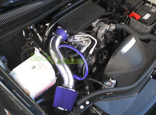 Blue Air Intake Kit & Filter For 2005-2010 Jeep Grand Cherokee Commander 3.7L V6 picture