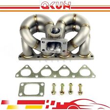 FOR HONDA / ACURE B16/B18 B-SERIES T3 RAM HORN 44MM WG EXHAUST TURBO MANIFOLD picture