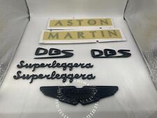 Aston Martin Black Chrome Badge Set - DBS Superleggera picture