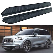 Fits for Lincoln Aviator 2020-2023 2Pcs Running Board Side Step Pedals Nerf Bar picture