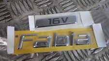 Skoda Fabia 16V badge genuine new picture