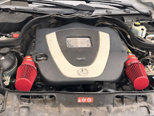 Red Cold Air Intake Kit for 2008-2012 Mercedes Benz C300 C350 3.0L 3.5L V6 picture