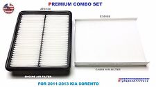 COMBO Air Filter & Cabin Air Filter for 2011 2012 2013 Kia Sorento AF6124 C36158 picture
