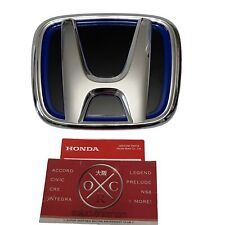 Genuine OEM 18-22 Honda Accord Hybrid Front Emblem Grille Badge Blue 75700TPGA00 picture