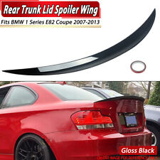 M Performance Style Trunk Lid Spoiler Glossy For BMW E82 128i 135i Coupe 07-13 picture