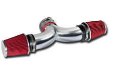 Red Dual Cold Air Intake For 97-00 Chevrolet Corvette  C5 5.7L picture