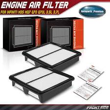 2Pcs Engine Air Filter for INFINITI M35 2009-2010 M37 11-13 Q70 14-19 Q70L 15-19 picture