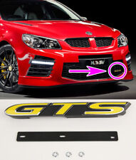 GENUINE HSV Gen-F Gen-F2 GTS Front Lower Grille Badge & Retainer Kit LSA Yellow picture