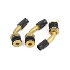 Brass Angled Tubeless Tyre Tire Valve Stem 3pcs for Moped Scooter Motorcycle picture