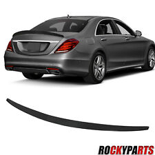 Rear Trunk Spoiler for 2014-2020 Mercedes Benz S S450 S550 Carbon Fiber Style picture