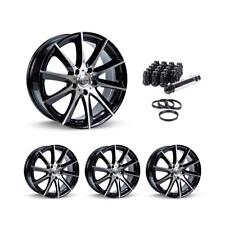 Wheel Rims Set with Black Lug Nuts Kit for 91-02 Ford Escort P819569 15 inch picture