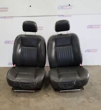 03 2003 MERCURY MARAUDER OEM POWER FRONT SEAT SET LEFT AND RIGHT BLACK LEATHER picture