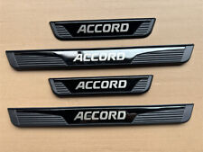 4PCS Black Car Door Scuff Sill Cover Panel Step Protector For Accord Accessories picture