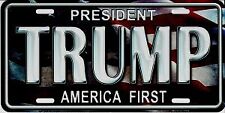President Trump America First Metal License Plate picture