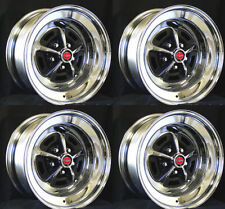 Magnum 500 Wheels 15x7 Set of Complete W/ Caps and Lug Nuts 15