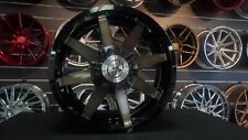 20 Inch 20x9 XF 236 Black  Offroad Rims Tire:265/50ZR20 Chevy Express Van Wheels picture